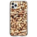 Wine Corks Image Print Clear Shockproof iPhone Case