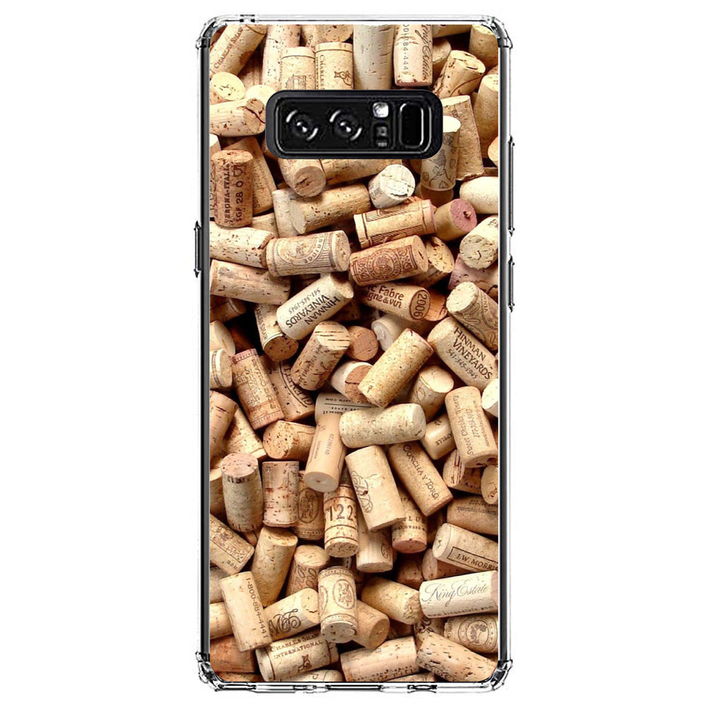 Wine Corks Image Print Clear Shockproof iPhone Case, view 12