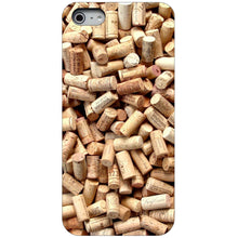 DistinctInk® Hard Plastic Snap-On Case for Apple iPhone or Samsung Galaxy - Wine Corks