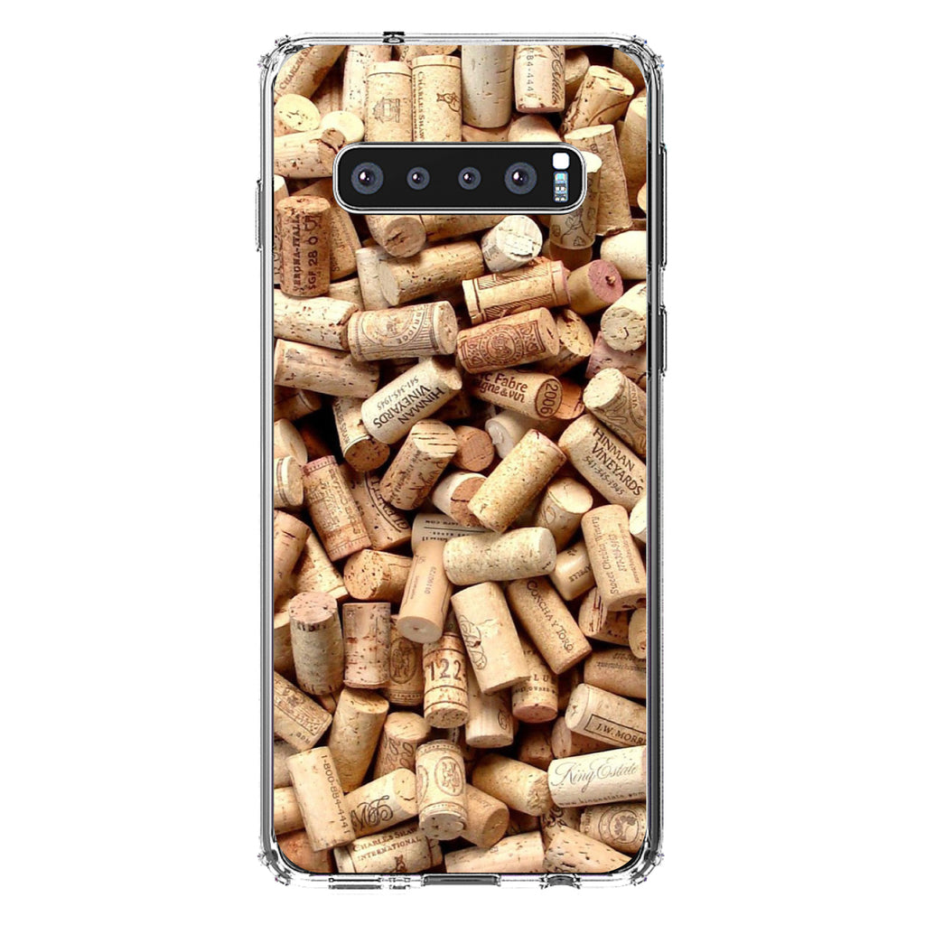 Wine Corks Image Print Clear Shockproof iPhone Case, view 16