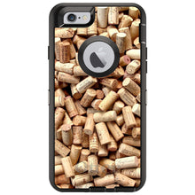 DistinctInk™ OtterBox Defender Series Case for Apple iPhone / Samsung Galaxy / Google Pixel - Wine Corks