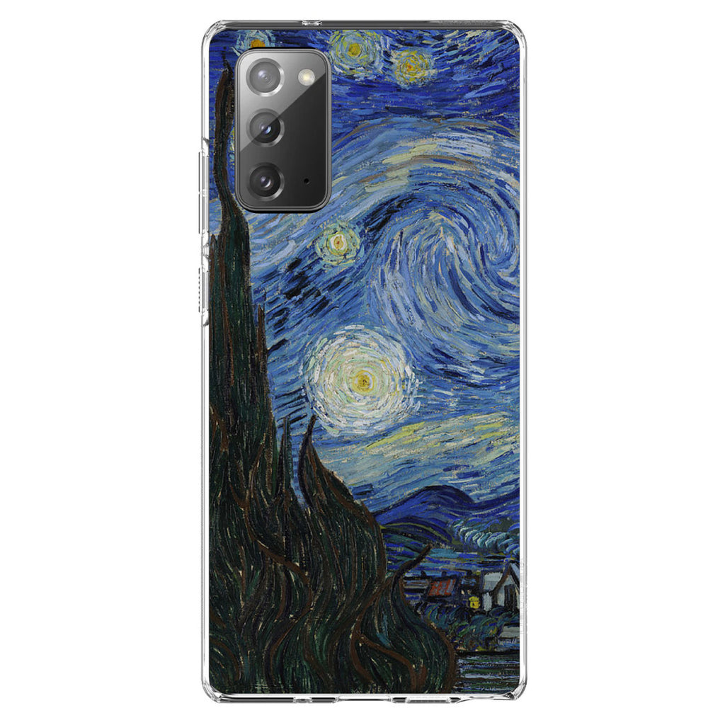 Van Gogh Starry Night Clear Shockproof iPhone Case, view 7