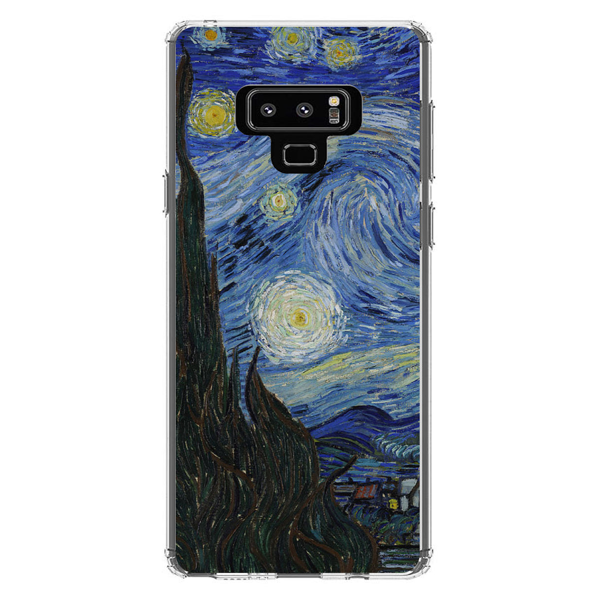 Van Gogh Starry Night Clear Shockproof iPhone Case, view 11