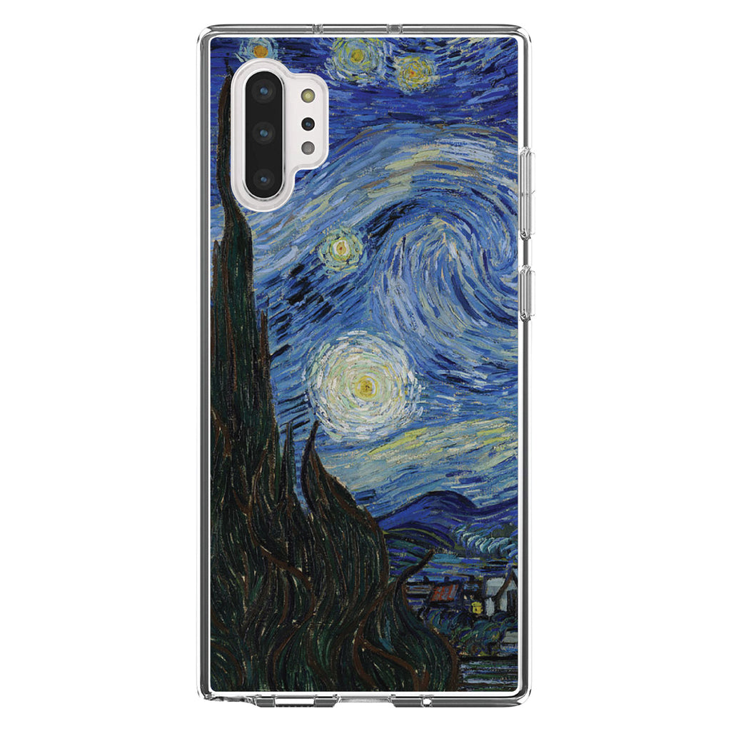 Van Gogh Starry Night Clear Shockproof iPhone Case, view 10