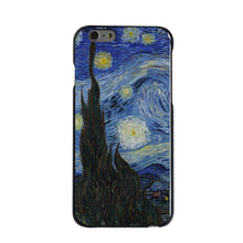 DistinctInk® Hard Plastic Snap-On Case for Apple iPhone or Samsung Galaxy - Van Gogh Starry Night