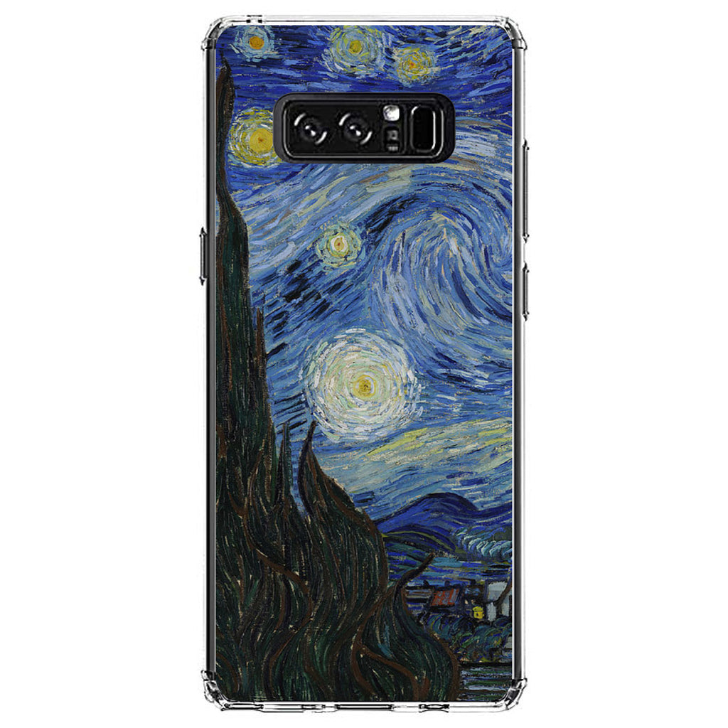 Van Gogh Starry Night Clear Shockproof iPhone Case, view 12