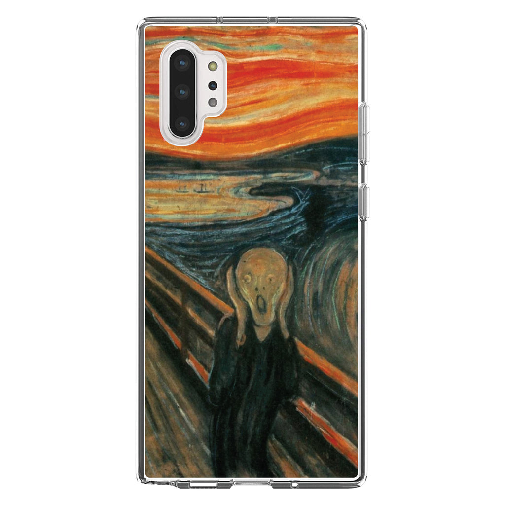 Edvard Munch The Scream Clear Shockproof iPhone Case, view 10