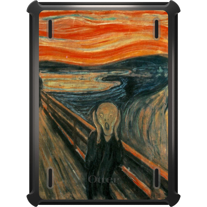 DistinctInk™ OtterBox Defender Series Case for Apple iPad / iPad Pro / iPad Air / iPad Mini - Edvard Munch The Scream