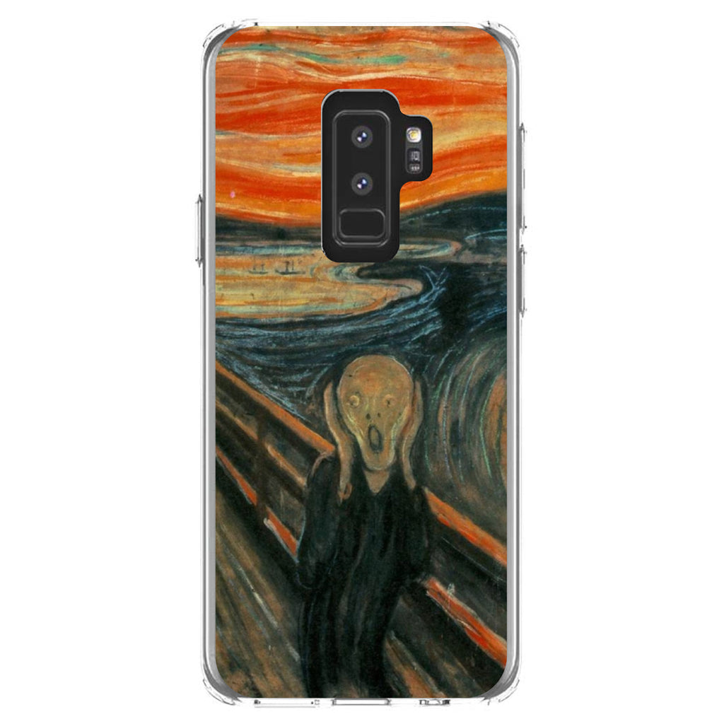 Edvard Munch The Scream Clear Shockproof iPhone Case, view 20