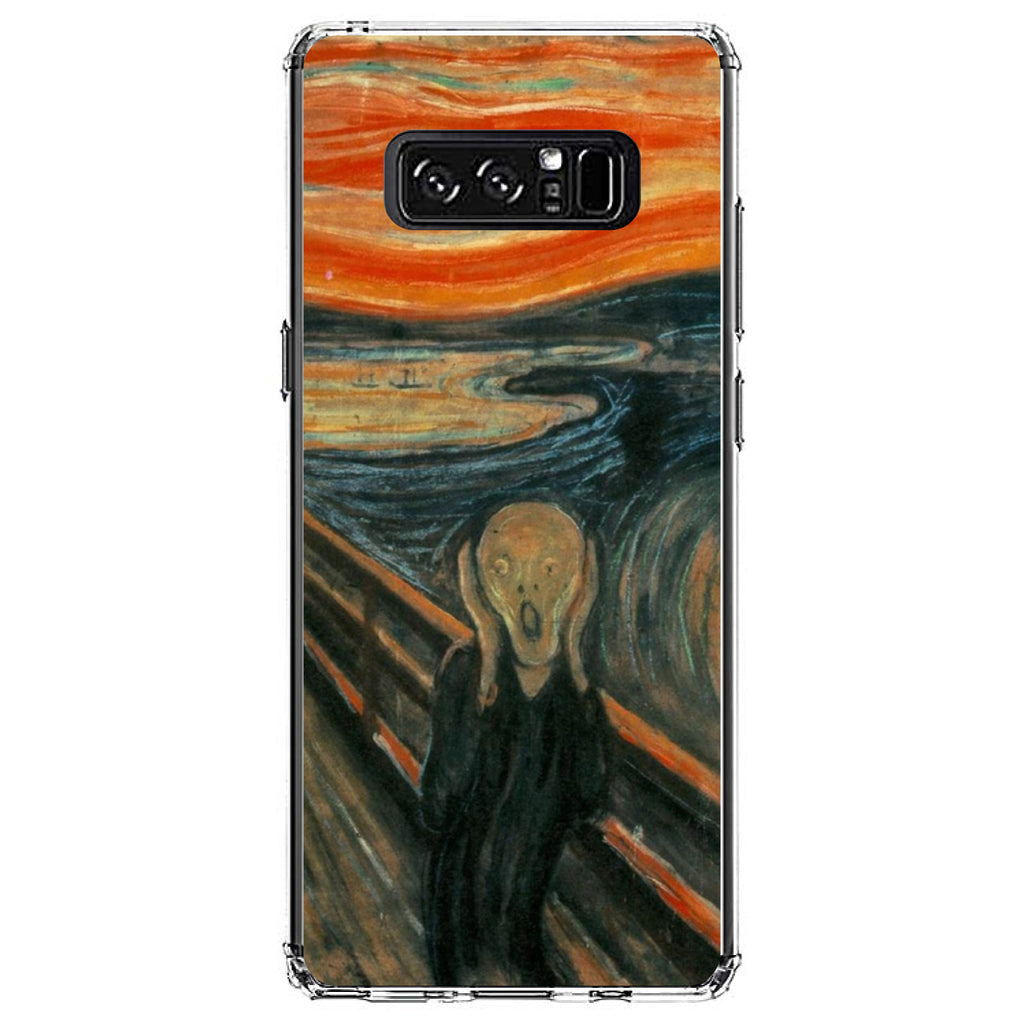 Edvard Munch The Scream Clear Shockproof iPhone Case, view 12