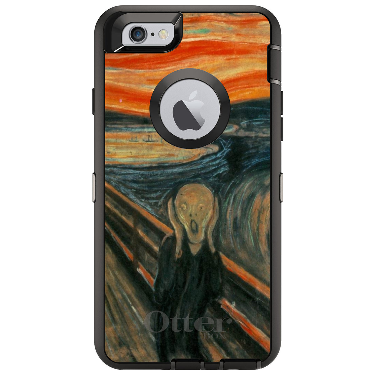 Edvard Munch The Scream OtterBox Defender Case for iPhone & Galaxy, view 4