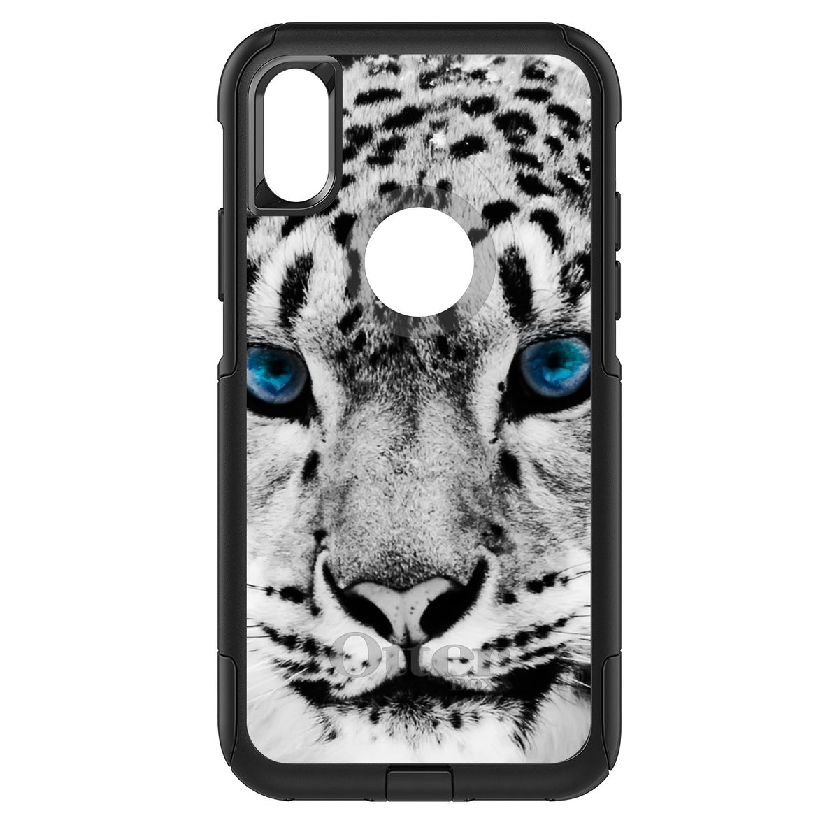 Snow Leopard Blue Eyes OtterBox Commuter Case for iPhone & Galaxy, view 3