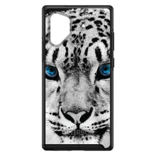 DistinctInk™ OtterBox Symmetry Series Case for Apple iPhone / Samsung Galaxy / Google Pixel - Snow Leopard Blue Eyes