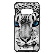 DistinctInk™ OtterBox Symmetry Series Case for Apple iPhone / Samsung Galaxy / Google Pixel - Snow Leopard Blue Eyes