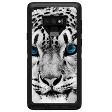 DistinctInk™ OtterBox Defender Series Case for Apple iPhone / Samsung Galaxy / Google Pixel - Snow Leopard Blue Eyes