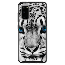 DistinctInk™ OtterBox Symmetry Series Case for Apple iPhone / Samsung Galaxy / Google Pixel - Snow Leopard Blue Eyes
