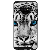 DistinctInk™ OtterBox Symmetry Series Case for Apple iPhone / Samsung Galaxy / Google Pixel - Snow Leopard Blue Eyes