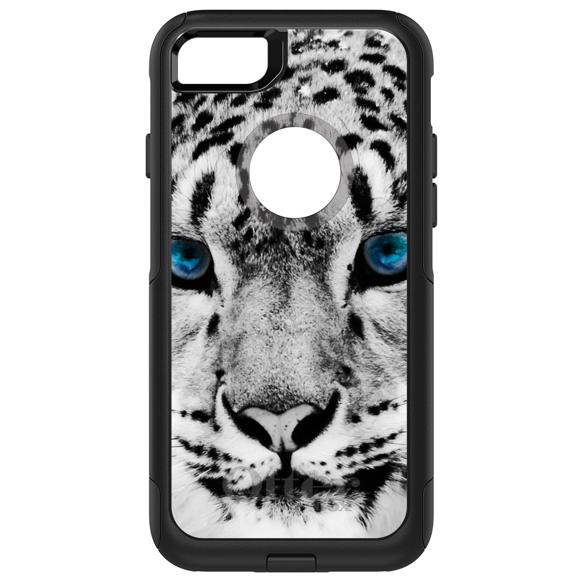 Snow Leopard Blue Eyes OtterBox Commuter Case for iPhone & Galaxy