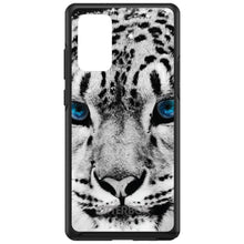 DistinctInk™ OtterBox Symmetry Series Case for Apple iPhone / Samsung Galaxy / Google Pixel - Snow Leopard Blue Eyes
