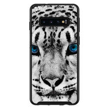 DistinctInk™ OtterBox Symmetry Series Case for Apple iPhone / Samsung Galaxy / Google Pixel - Snow Leopard Blue Eyes