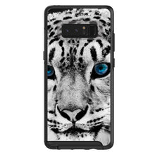 DistinctInk™ OtterBox Symmetry Series Case for Apple iPhone / Samsung Galaxy / Google Pixel - Snow Leopard Blue Eyes