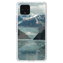 DistinctInk® Clear Shockproof Hybrid Case for Apple iPhone / Samsung Galaxy / Google Pixel - Tracy Arm Fjord Alaska