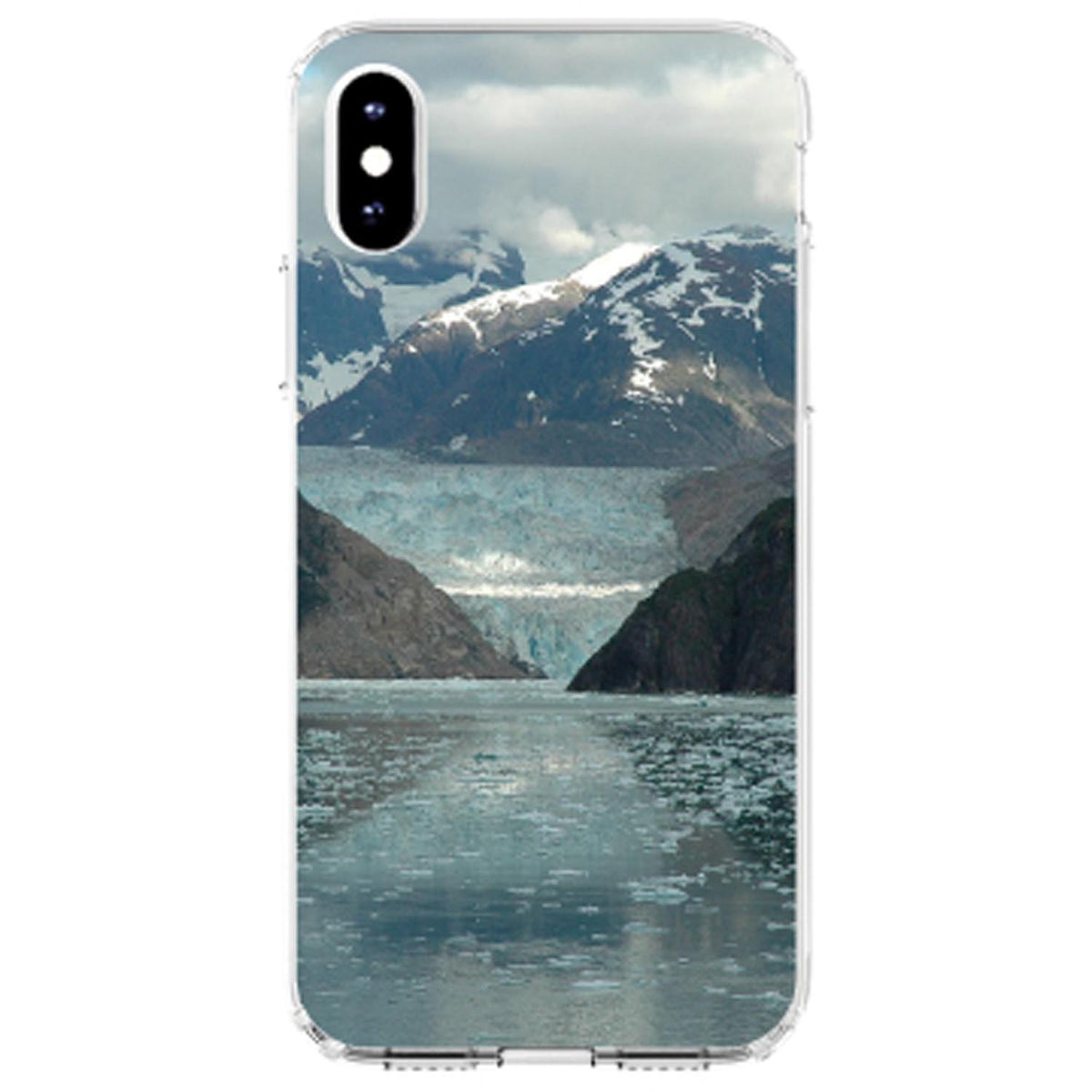 Tracy Arm Fjord Alaska Clear Shockproof iPhone Case, view 3