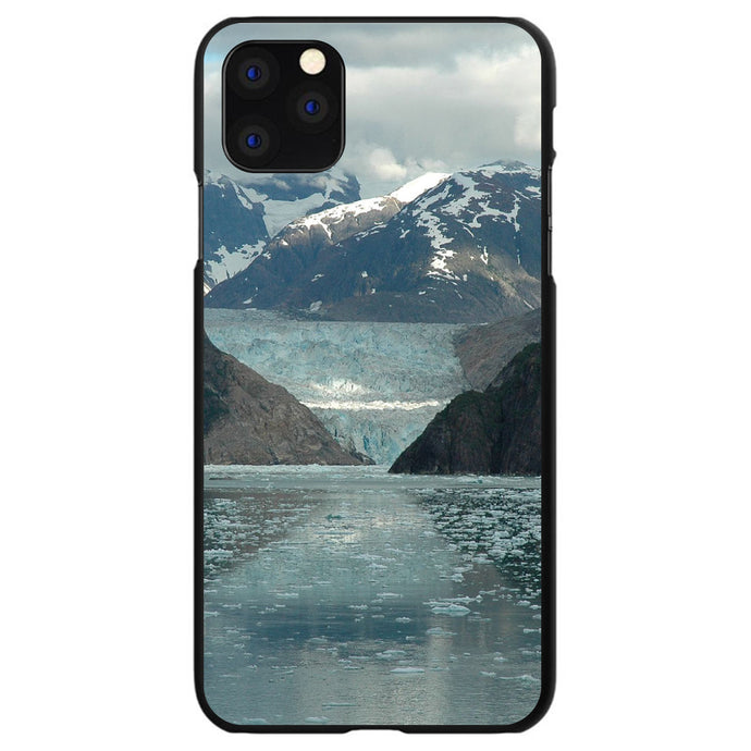 DistinctInk® Hard Plastic Snap-On Case for Apple iPhone or Samsung Galaxy - Tracy Arm Fjord Alaska