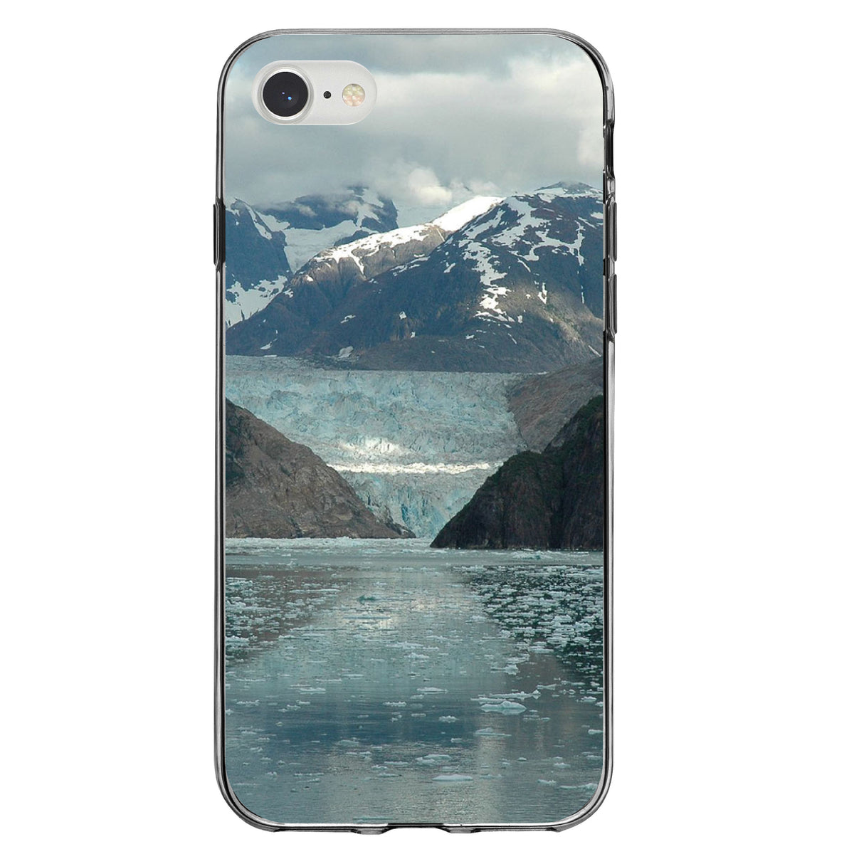 Tracy Arm Fjord Alaska Clear Shockproof iPhone Case, view 5