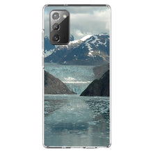 DistinctInk® Clear Shockproof Hybrid Case for Apple iPhone / Samsung Galaxy / Google Pixel - Tracy Arm Fjord Alaska