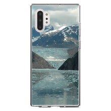 DistinctInk® Clear Shockproof Hybrid Case for Apple iPhone / Samsung Galaxy / Google Pixel - Tracy Arm Fjord Alaska