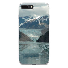 DistinctInk® Clear Shockproof Hybrid Case for Apple iPhone / Samsung Galaxy / Google Pixel - Tracy Arm Fjord Alaska