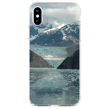 DistinctInk® Clear Shockproof Hybrid Case for Apple iPhone / Samsung Galaxy / Google Pixel - Tracy Arm Fjord Alaska