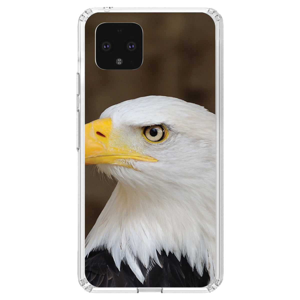 American Bald Eagle Clear Shockproof iPhone Case, view 23