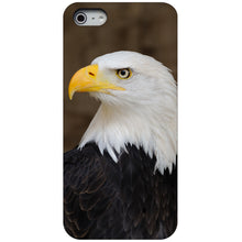 DistinctInk® Hard Plastic Snap-On Case for Apple iPhone or Samsung Galaxy - American Bald Eagle