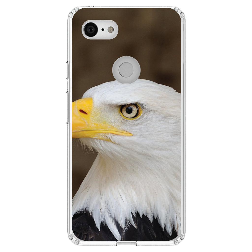 American Bald Eagle Clear Shockproof iPhone Case, view 21