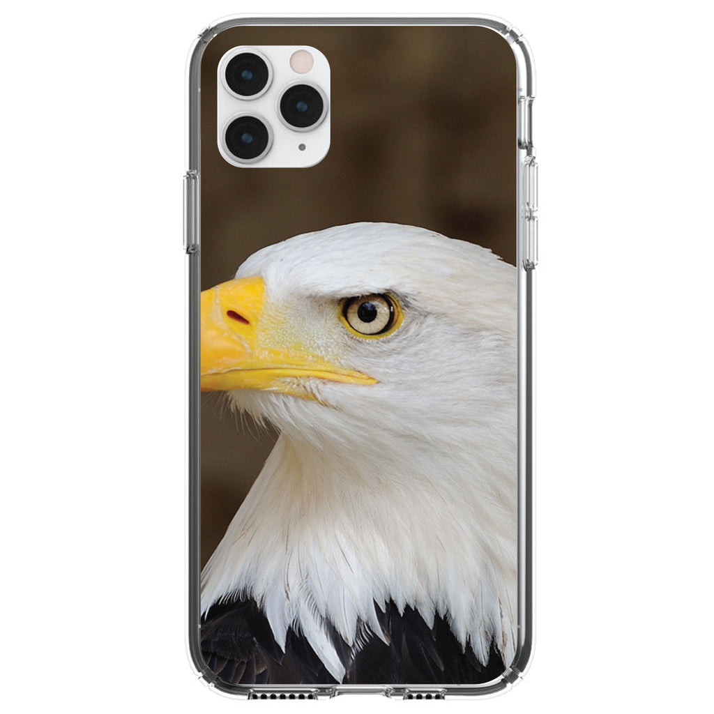 American Bald Eagle Clear Shockproof iPhone Case