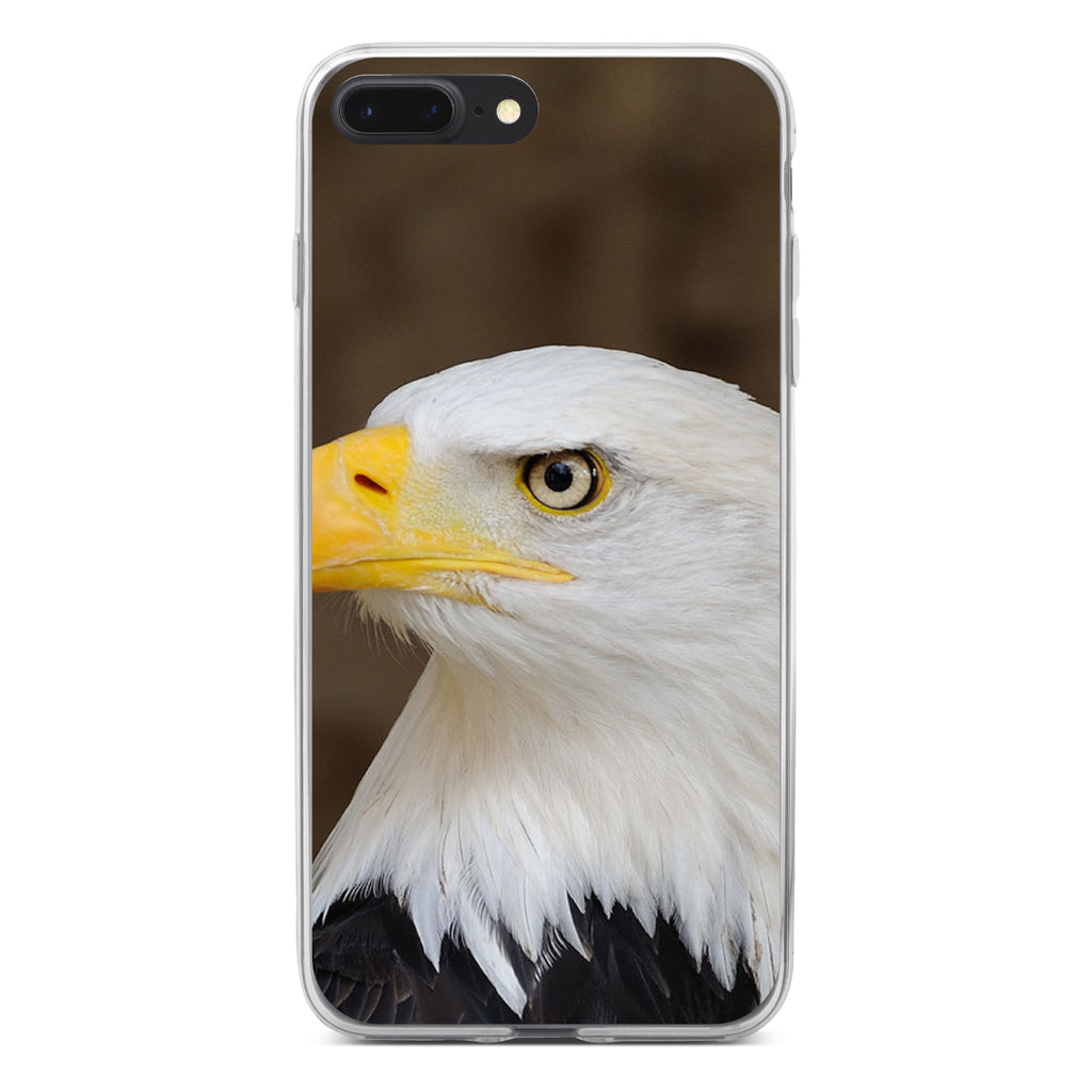 American Bald Eagle Clear Shockproof iPhone Case, view 6