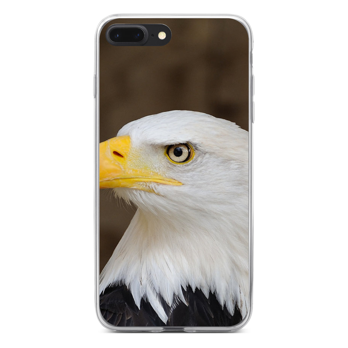 American Bald Eagle Clear Shockproof iPhone Case, view 6