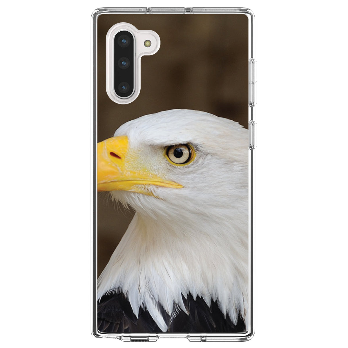 American Bald Eagle Clear Shockproof iPhone Case, view 9