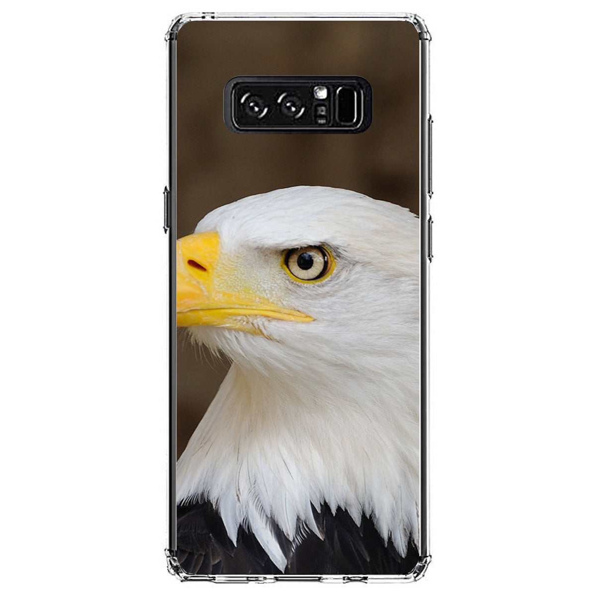 American Bald Eagle Clear Shockproof iPhone Case, view 12