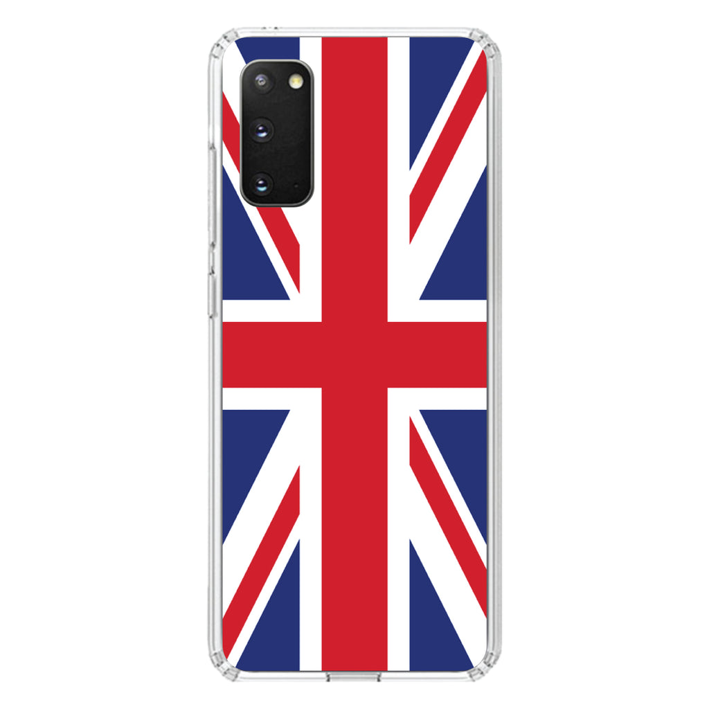 Red White Blue British Flag UK Clear Shockproof iPhone Case, view 14