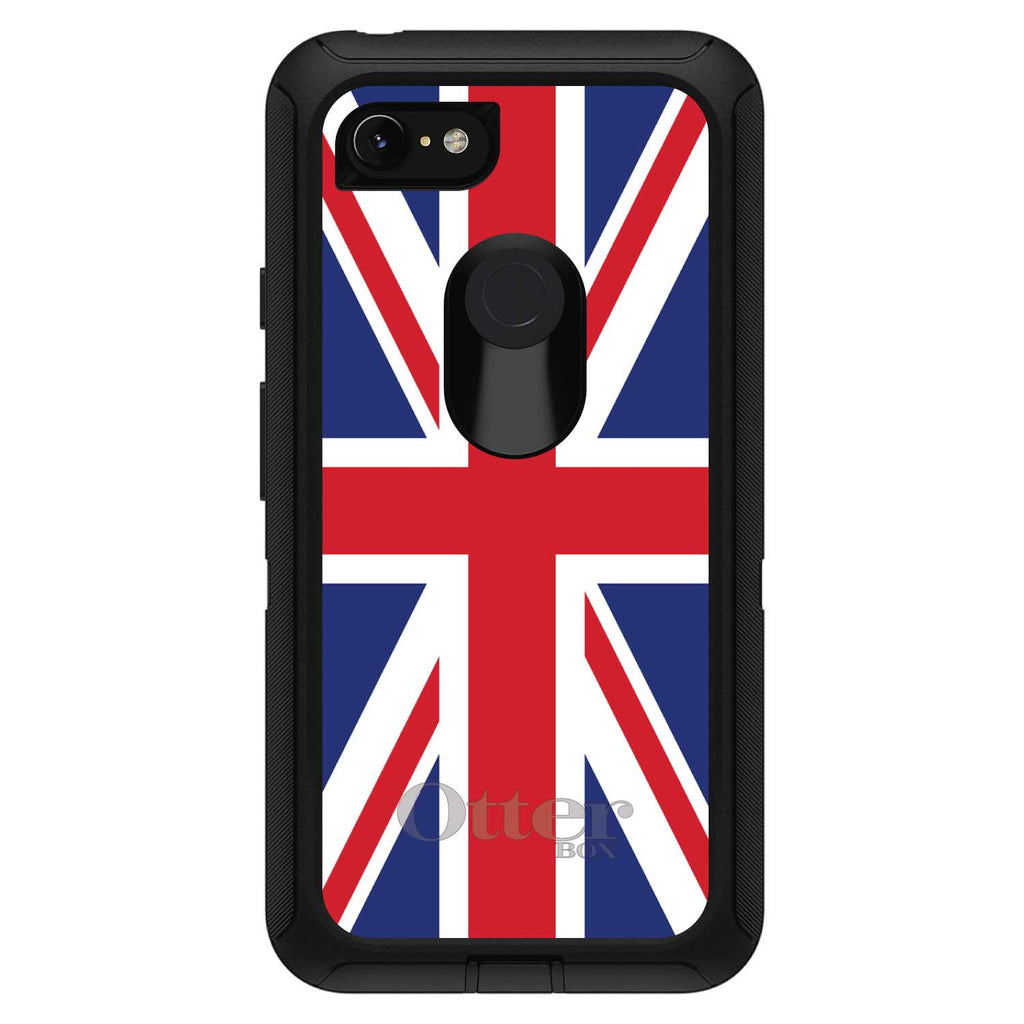 Red White Blue British Flag UK OtterBox Defender Case for iPhone & Galaxy, view 15
