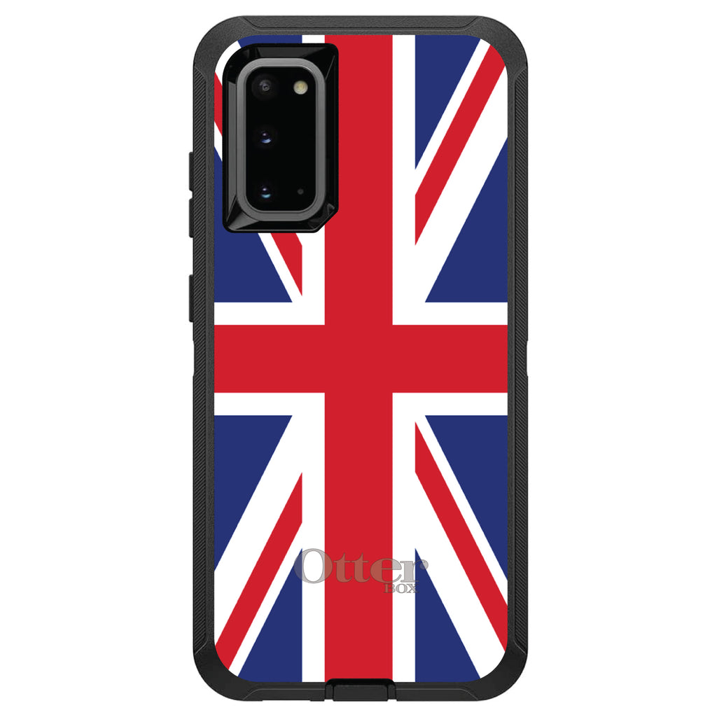 Red White Blue British Flag UK OtterBox Defender Case for iPhone & Galaxy, view 5