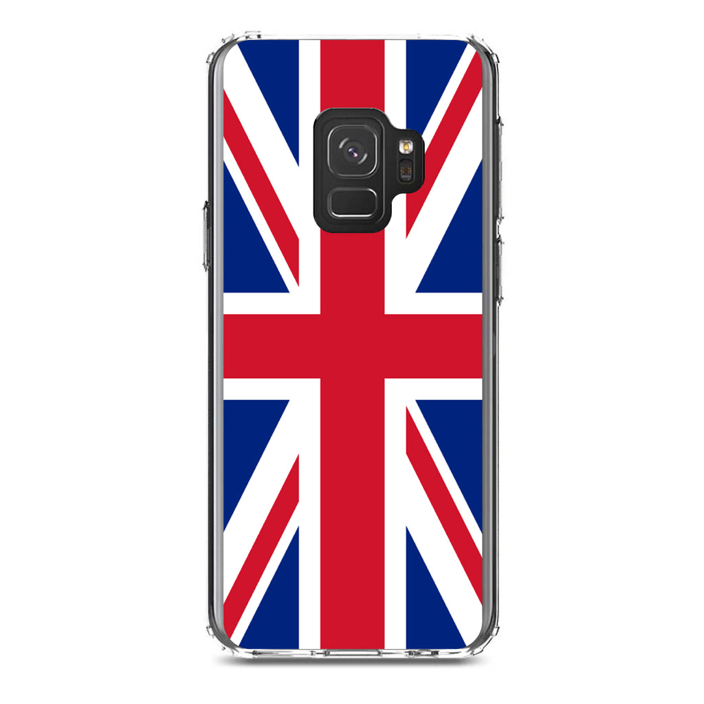 Red White Blue British Flag UK Clear Shockproof iPhone Case, view 19
