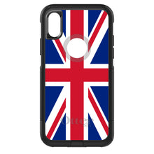 DistinctInk™ OtterBox Commuter Series Case for Apple iPhone or Samsung Galaxy - Red White Blue British Flag UK