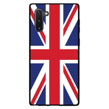 DistinctInk® Hard Plastic Snap-On Case for Apple iPhone or Samsung Galaxy - Red White Blue British Flag UK