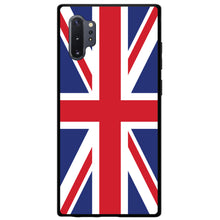 DistinctInk® Hard Plastic Snap-On Case for Apple iPhone or Samsung Galaxy - Red White Blue British Flag UK