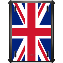 DistinctInk™ OtterBox Defender Series Case for Apple iPad / iPad Pro / iPad Air / iPad Mini - Red White Blue British Flag UK
