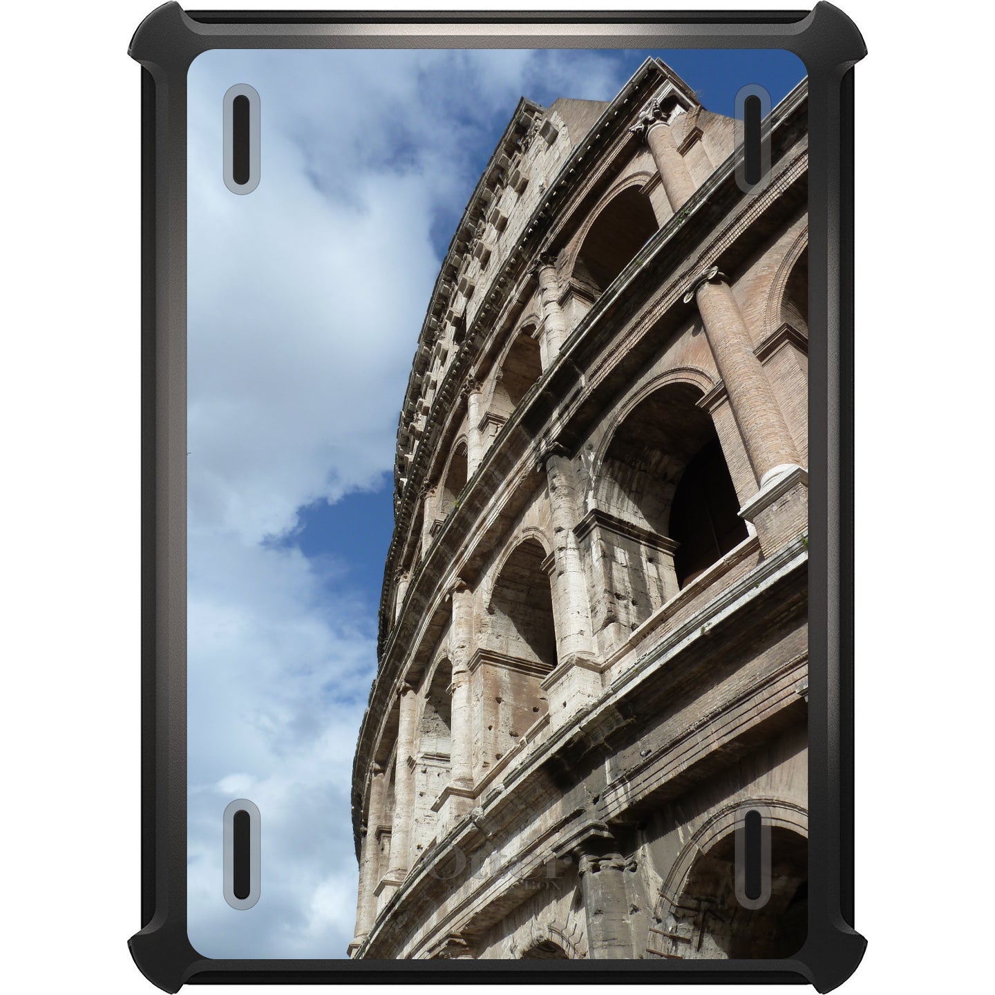 DistinctInk™ OtterBox Defender Series Case for Apple iPad / iPad Pro / iPad Air / iPad Mini - Roman Colosseum Rome